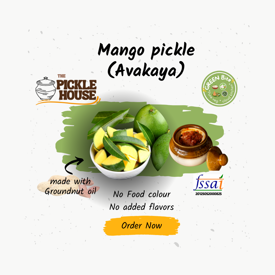 1000 gm - Mango Pickle (Avakaya)