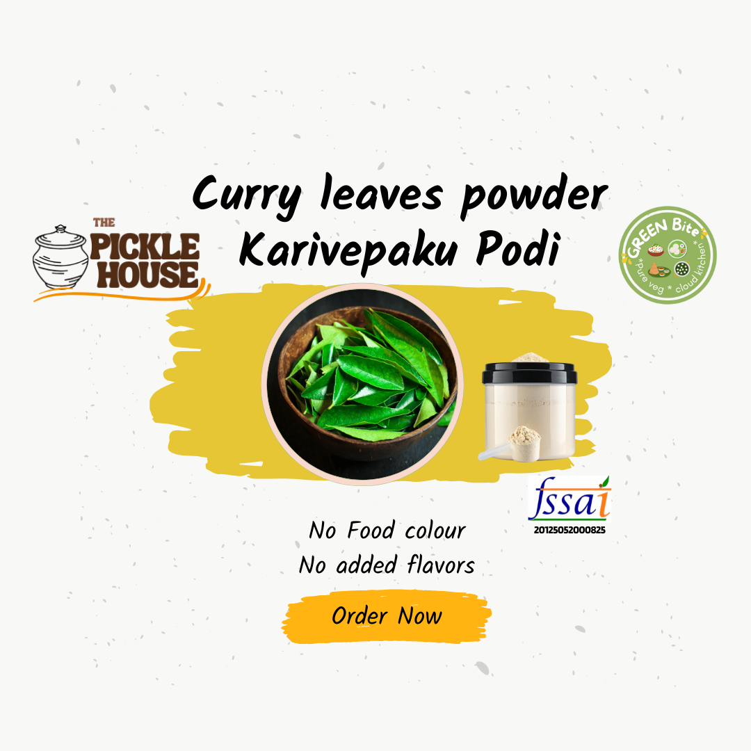 1000 gm - Karivepaku Podi (curry leaves powder)